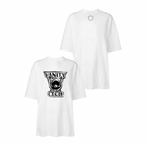 [VNCTSCB-W-M] Vanity T-Shirt CatBot White